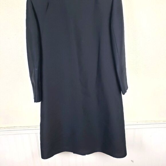 Esther Wolf Rare Vintage Elegant Black Double-Breasted Coat Size Medium - Picture 5 of 16